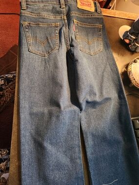 Levi's Boy’s Blue Denim Jeans - Classic Straight Fit Size 6
